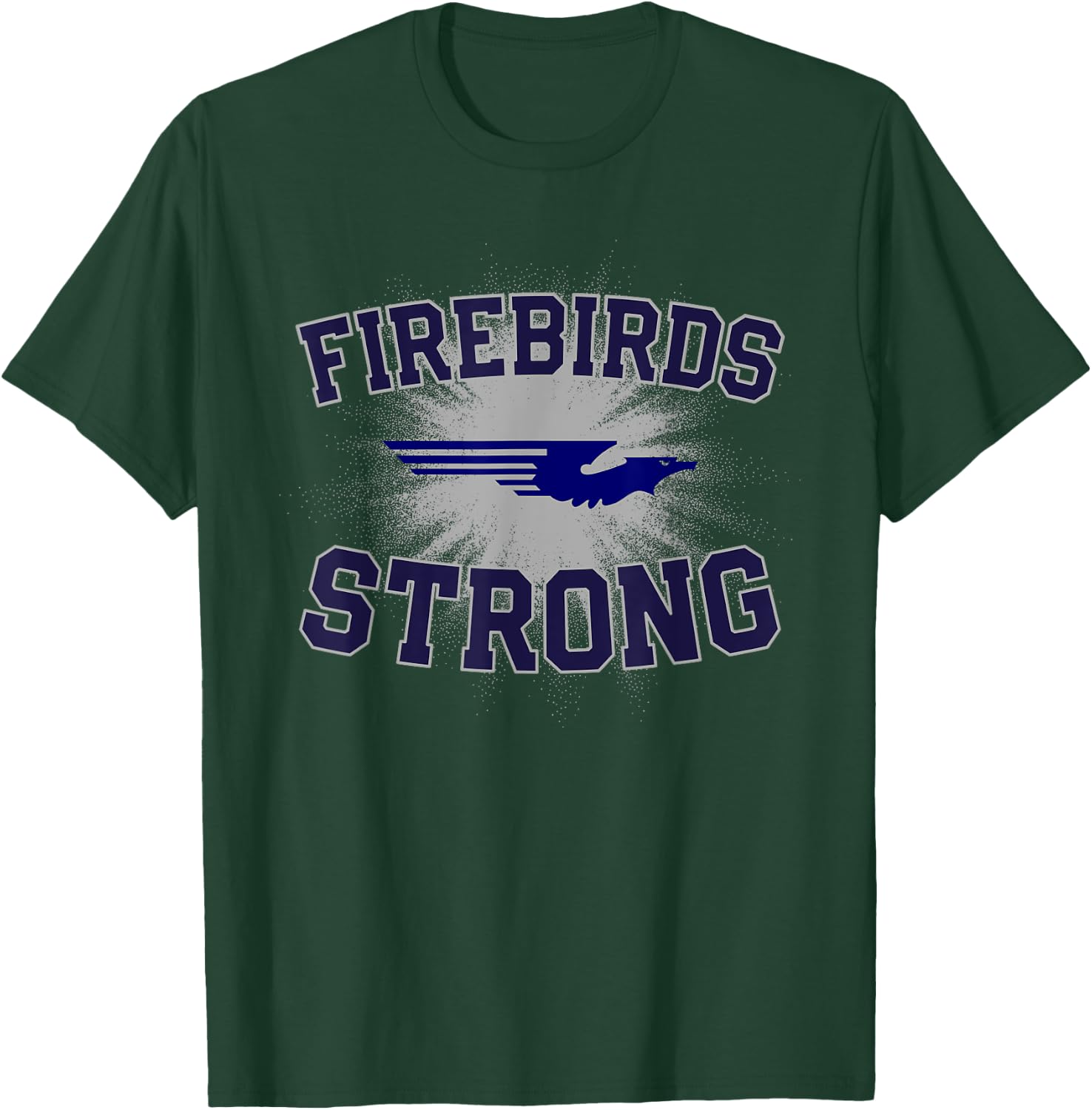 Kettering Fairmont Firebirds Logo Strong Flag HS T-Shirt - T-Shirt | Forest