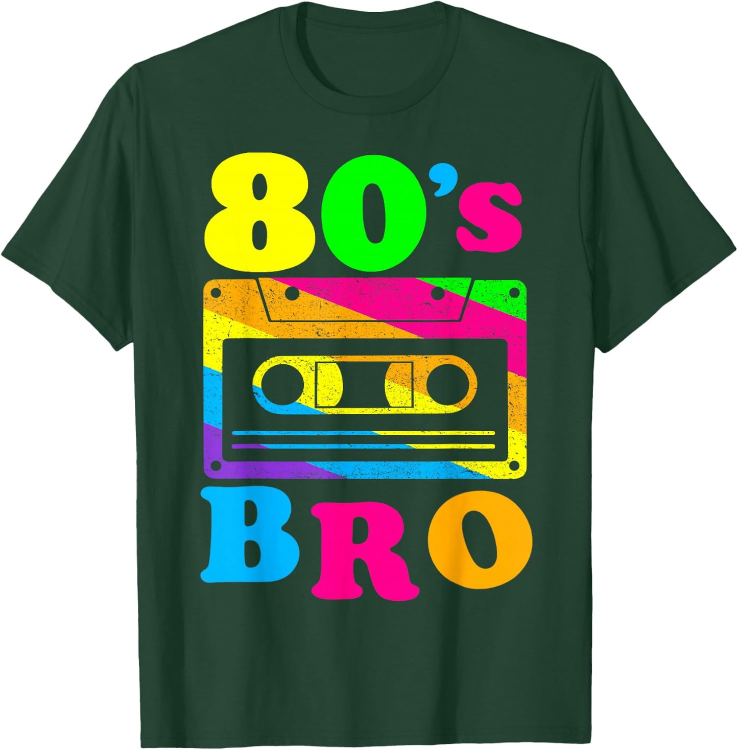 This Is My 80s Bro 80's 90's Party T-Shirt - T-Shirt | Forest