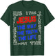 Jesus Christ Way Truth Life God John 14:6 Bible Verse Gospel T-Shirt - T-Shirt | Forest