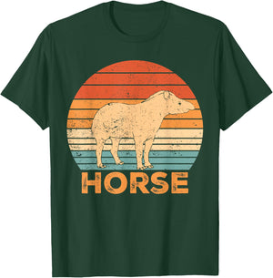 Ex Mormon Tapir Horse LDS Retro Exmo Horse T-Shirt - T-Shirt | Forest