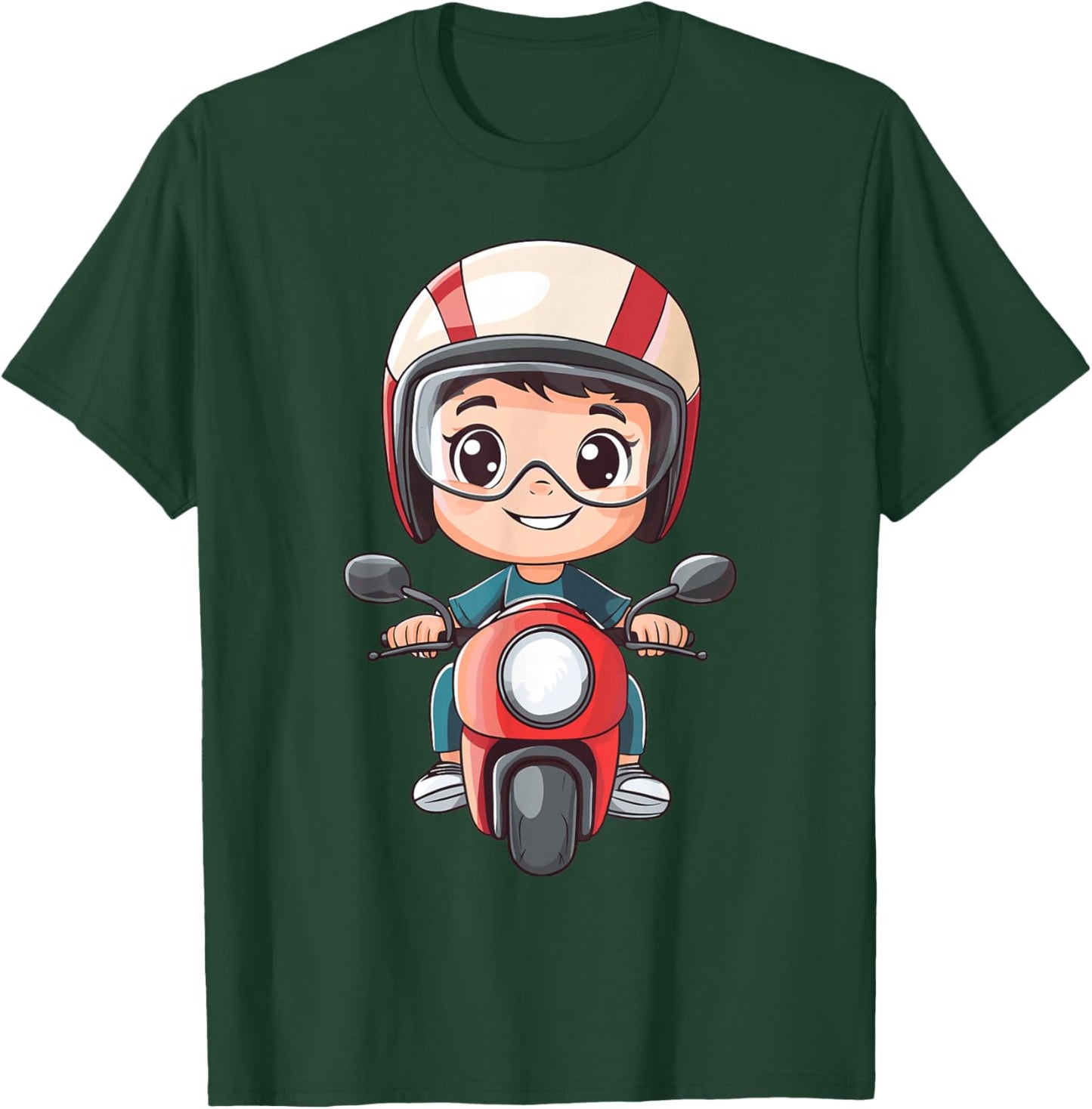 Boys Motorcycle T-Shirt - T-Shirt | Forest