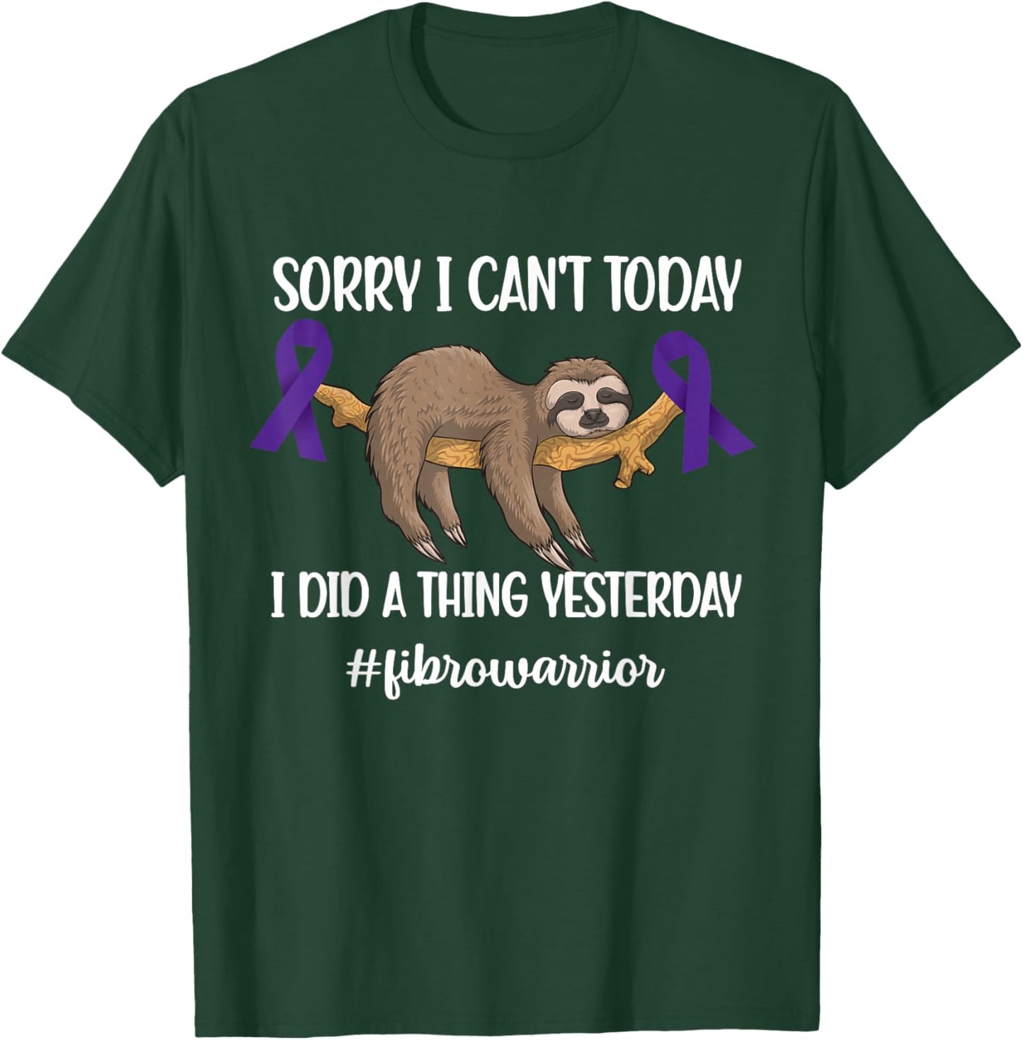 Fibromyalgia Awareness Month Fibromyalgia Warrior T-Shirt - T-Shirt | Forest