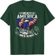 God Bless America | Land of The Free Because of The Brave T-Shirt - T-Shirt | Forest