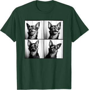 Weird Chihuahua Photoshoot Funny Dog Face Chihuahua Mom T-Shirt - T-Shirt | Forest