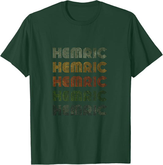 Love Heart Hemric Grunge Vintage Style Black Hemric T-Shirt - T-Shirt | Forest