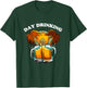 Day Drinking Men Women Retro Sunset Palm Trees T-Shirt - T-Shirt | Forest