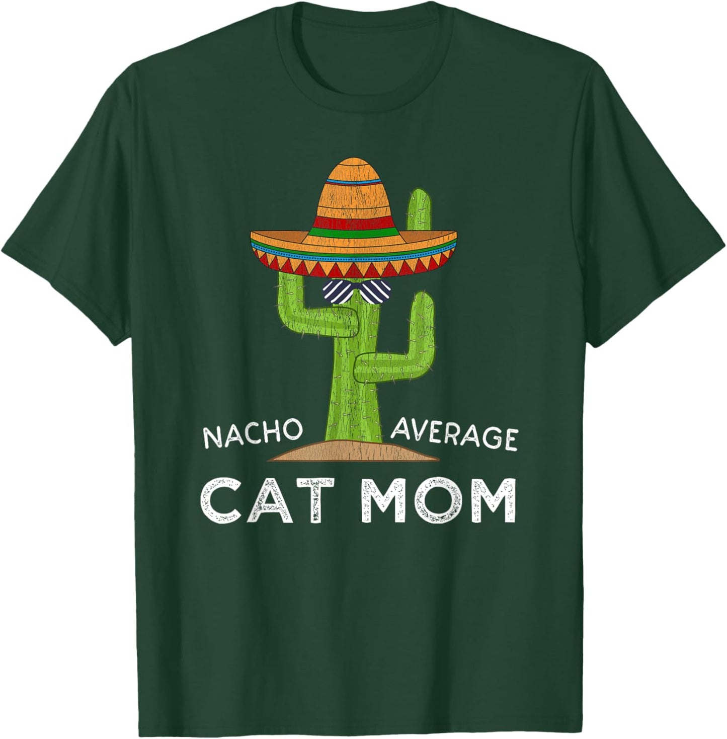 Funny Cat Mom Men Women Girls Kids T-Shirt - T-Shirt | Forest