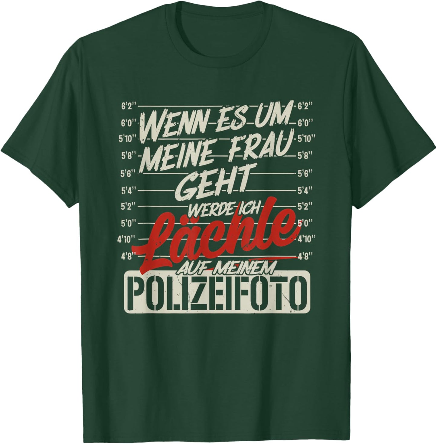 wenn es um Meine Frau geht werde ich lächle auf Meinem T-Shirt - T-Shirt | Forest
