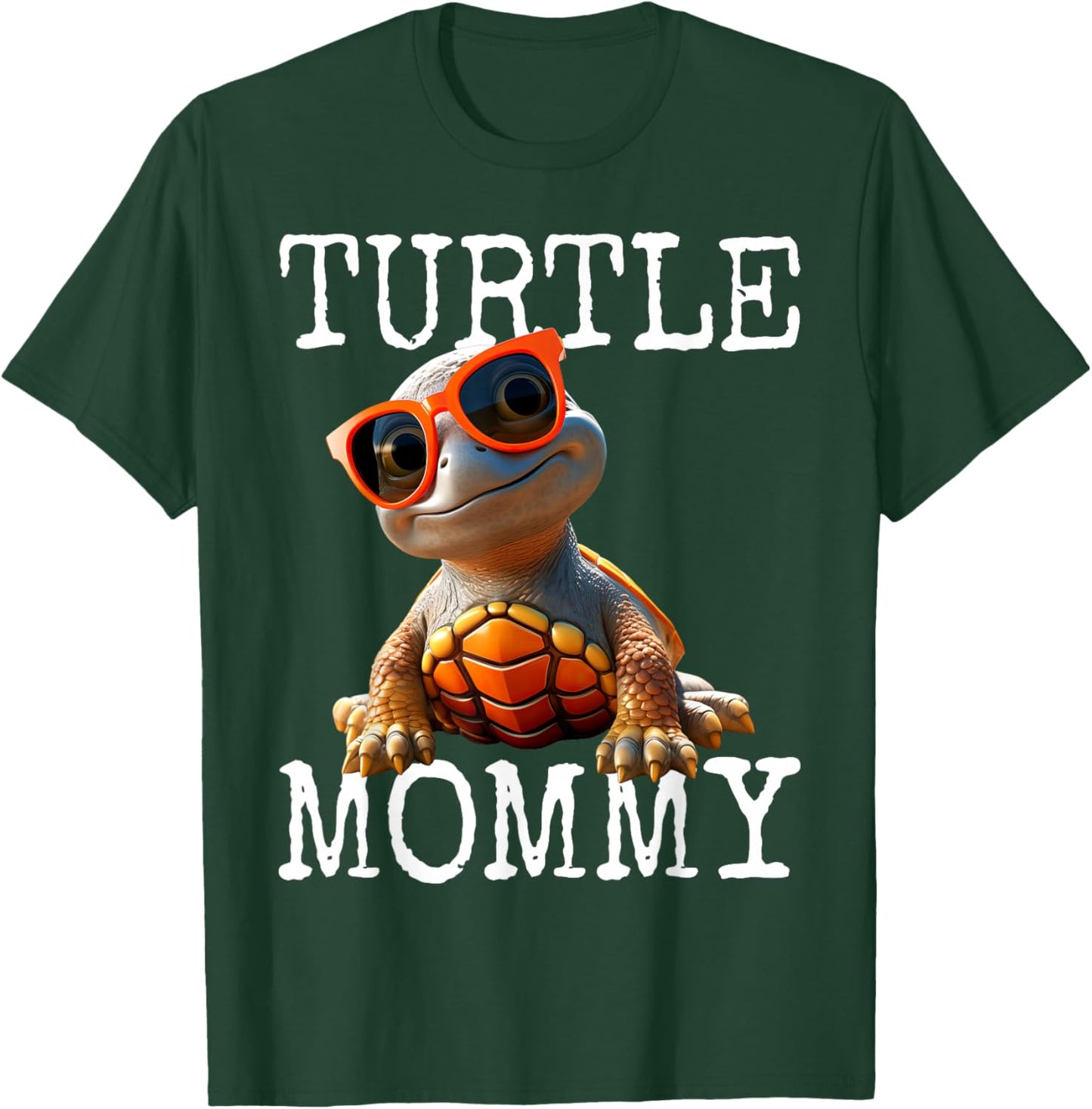 Turtle Mommy Mother Turtle Mother's Day Mom Turtles T-Shirt - T-Shirt | Forest
