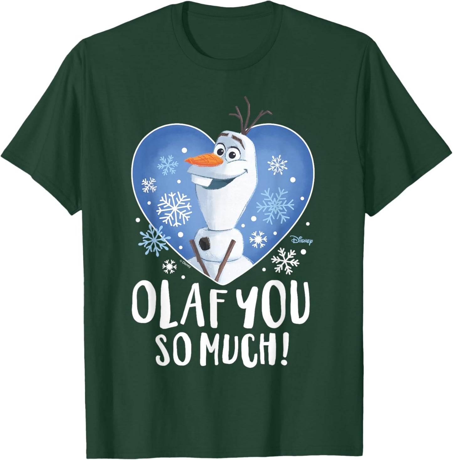 Frozen 2 - Olaf You So Much Valentine's Day T-Shirt - T-Shirt | Forest