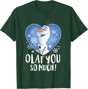 Frozen 2 - Olaf You So Much Valentine's Day T-Shirt - T-Shirt | Forest