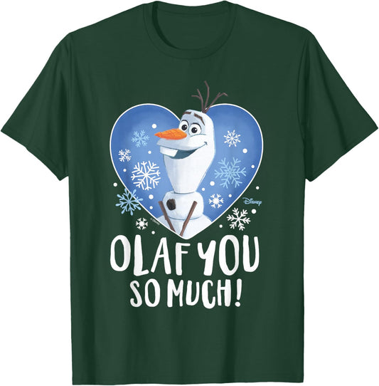 Frozen 2 - Olaf You So Much Valentine's Day T-Shirt - T-Shirt | Forest