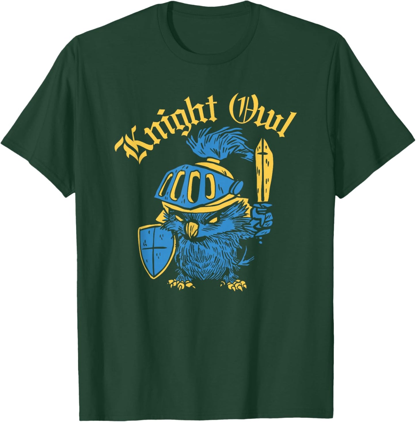 Renaissance Festival, Knight's Owl, Ren Faire for Children T-Shirt - T-Shirt | Forest