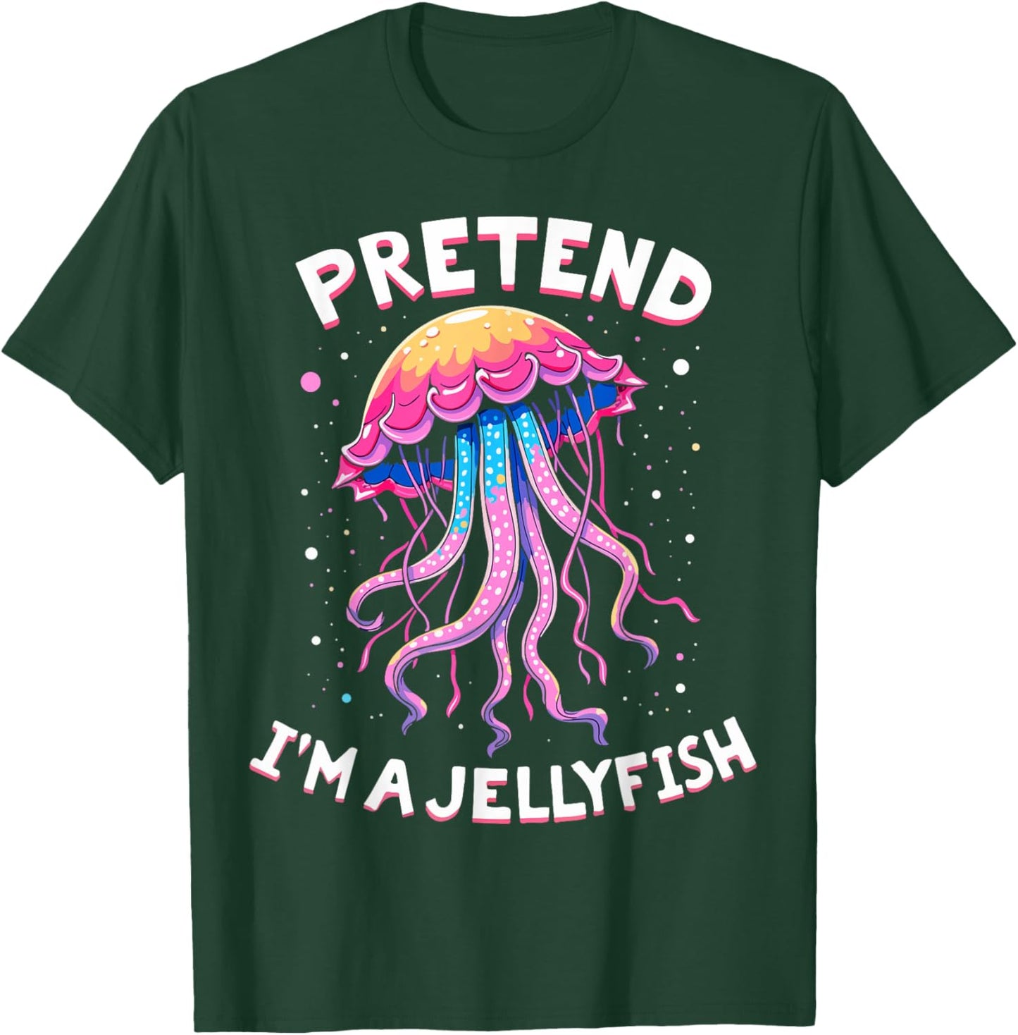 Pretend I'm A Jellyfish Ocean-Themed Costume T-Shirt - T-Shirt | Forest