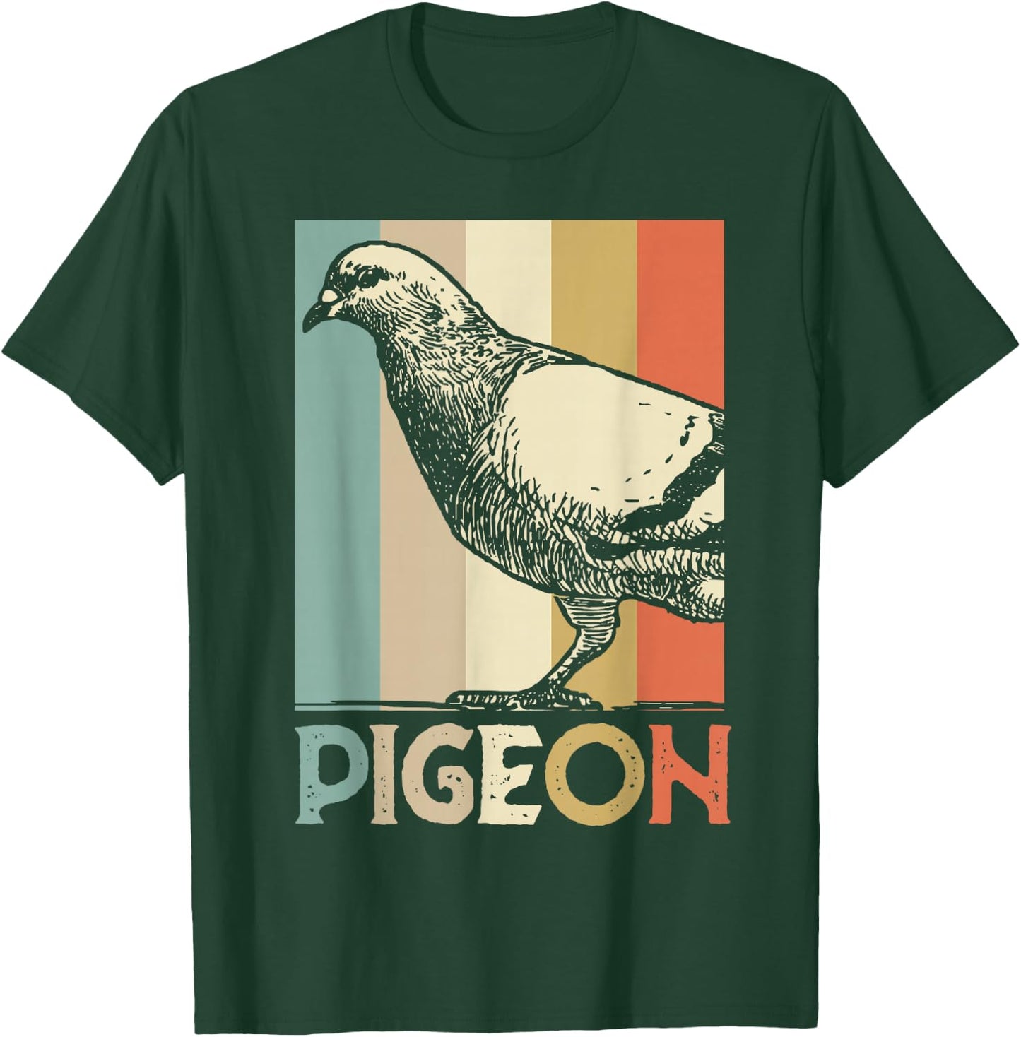Bird Pigeon Breeder Gift Pigeon Racing Pigeon T-Shirt - T-Shirt | Forest