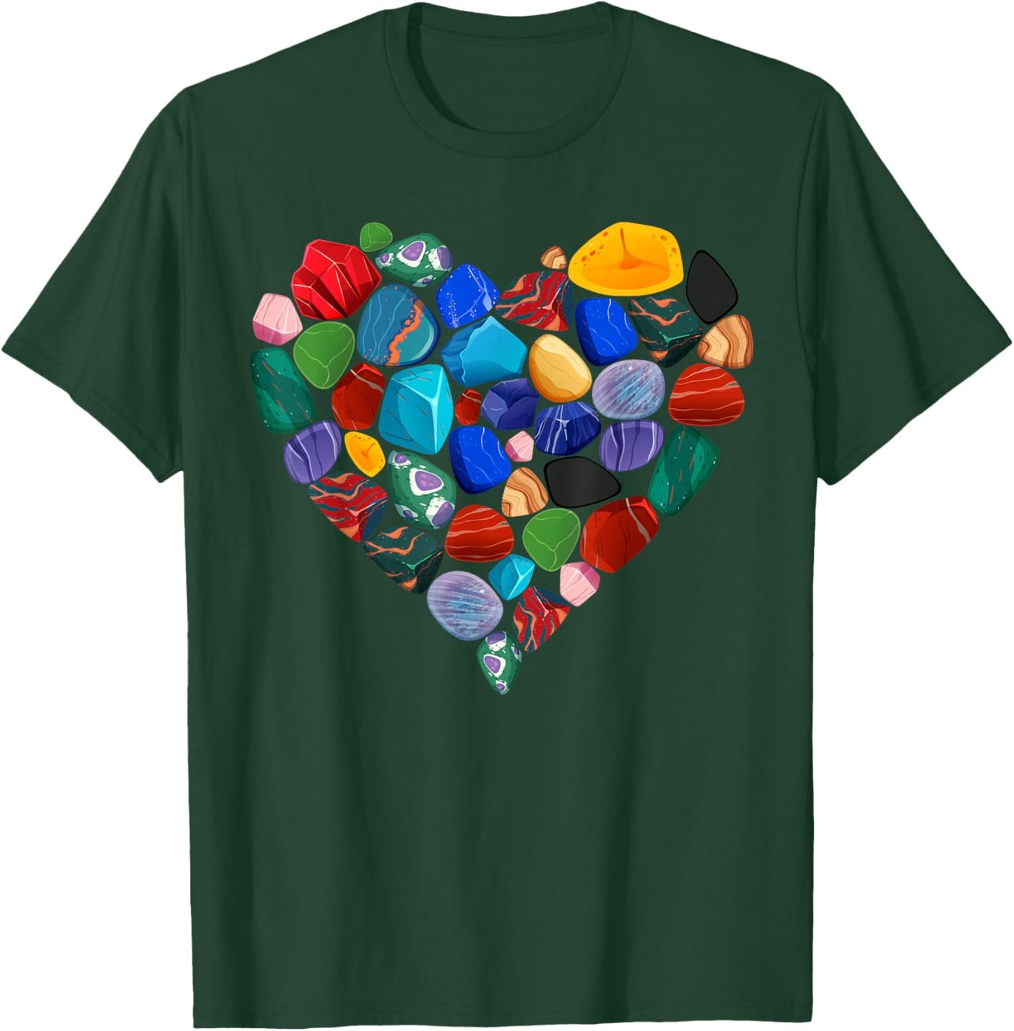 Minerals Gems and Crystals Rock Collecting T-Shirt - T-Shirt | Forest
