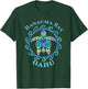 Hanauma Bay Oahu Hawaii Vacation Colorful Turtle T-Shirt - T-Shirt | Forest