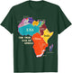 Bongo Designs -Adults Africa Map , Black, Small T-Shirt - T-Shirt | Forest