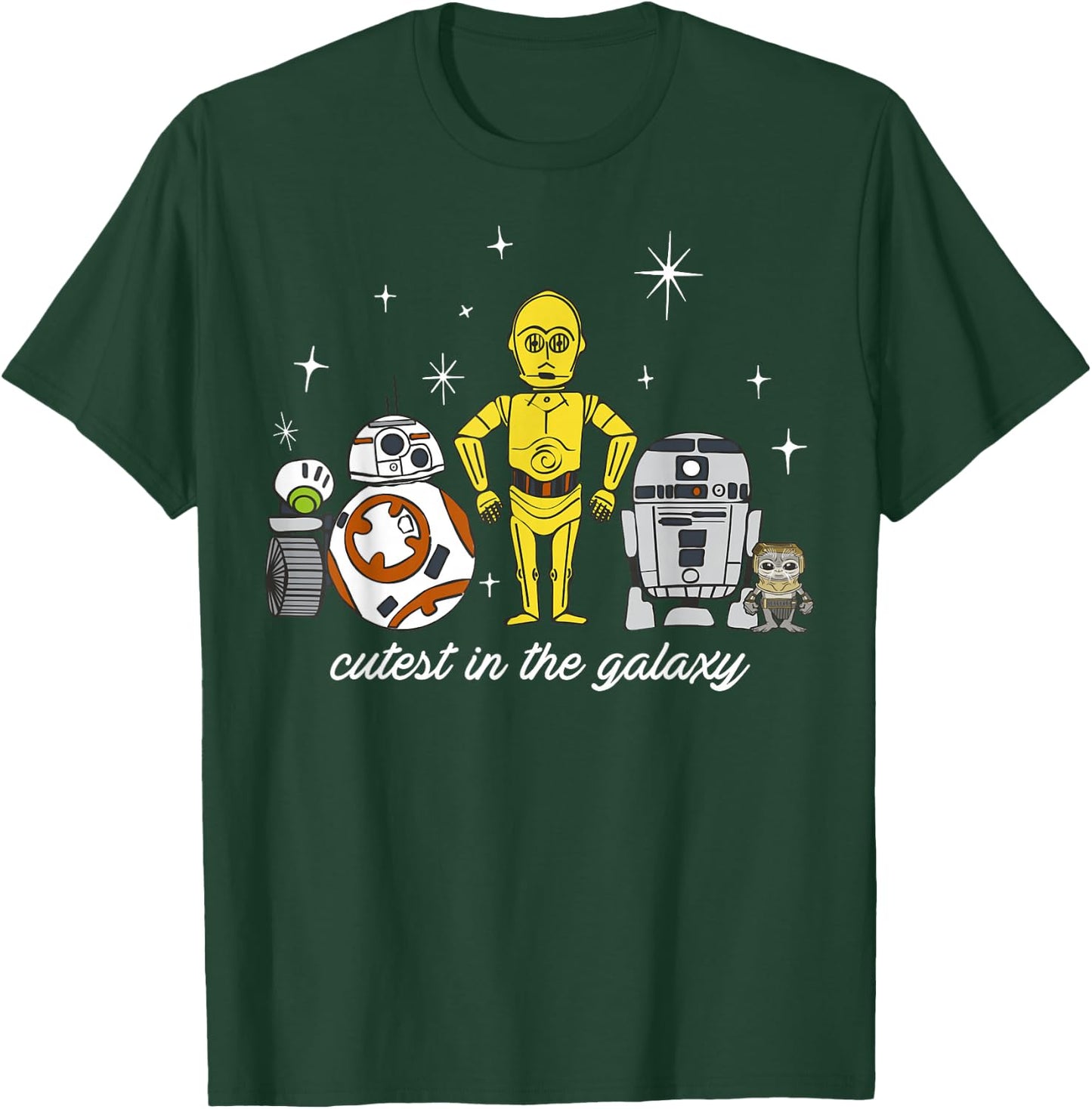 Star Wars Babu Frik & Droids Cutest In The Galaxy T-Shirt - T-Shirt | Forest