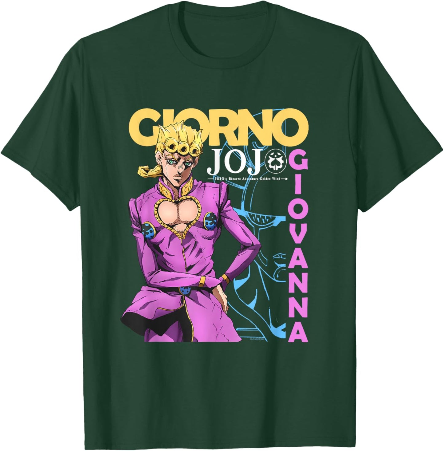 JoJo's Bizarre Adventure Giorno Giovanna Golden Wind Anime T-Shirt - T-Shirt | Forest
