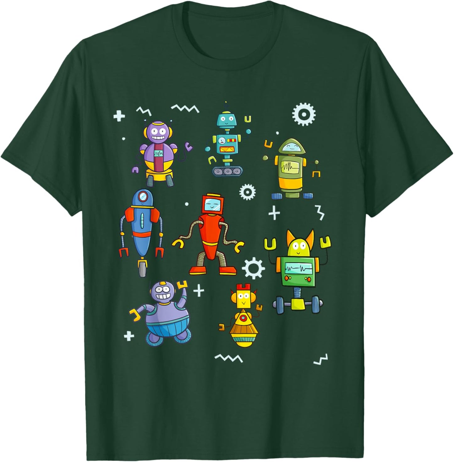 Funny Engineer Robotics Robot Technology Robotics T-Shirt - T-Shirt | Forest