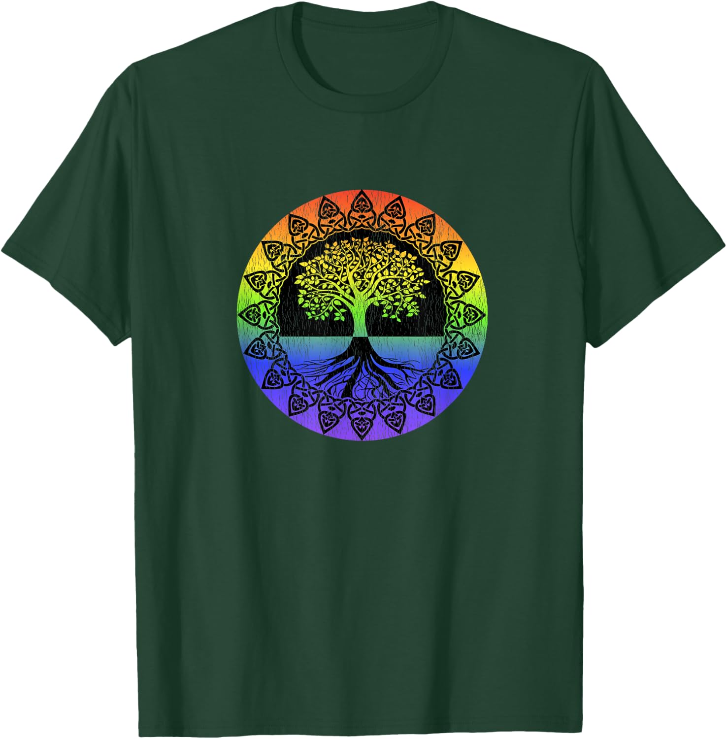 Tree of Life Rainbow-Colored T-Shirt - T-Shirt | Forest