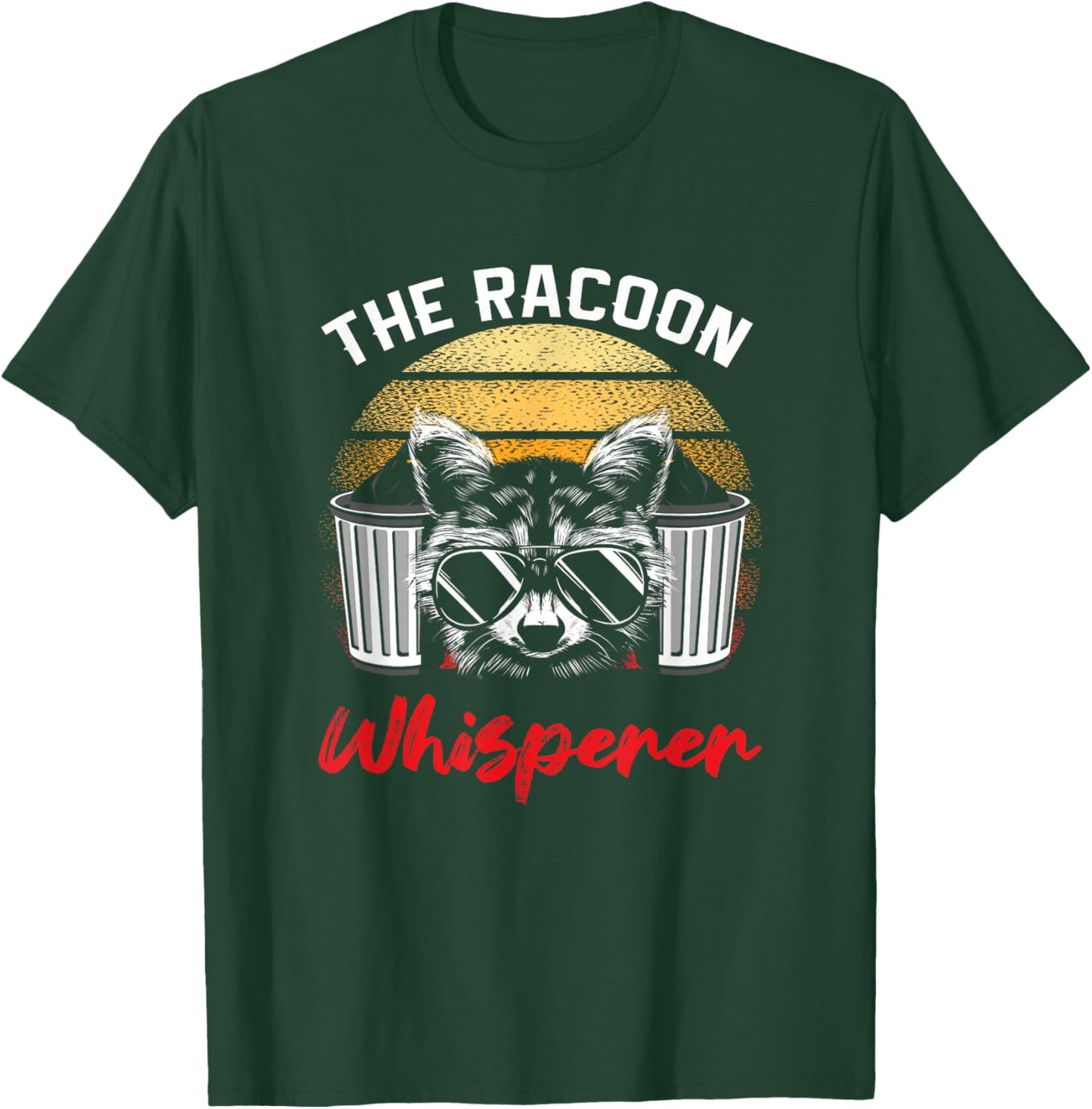 The Racoon Whisperer for Lover of Cute Racoons Men Women T-Shirt - T-Shirt | Forest