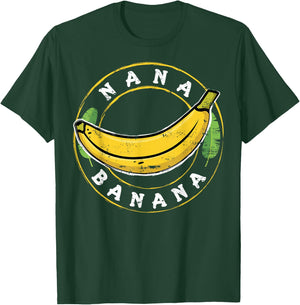 Funny Gift Gift Nana Banana Design T-Shirt - T-Shirt | Forest