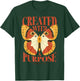 created with a purpose - Ephesians 2:10 Christian butterfly T-Shirt - T-Shirt | Forest