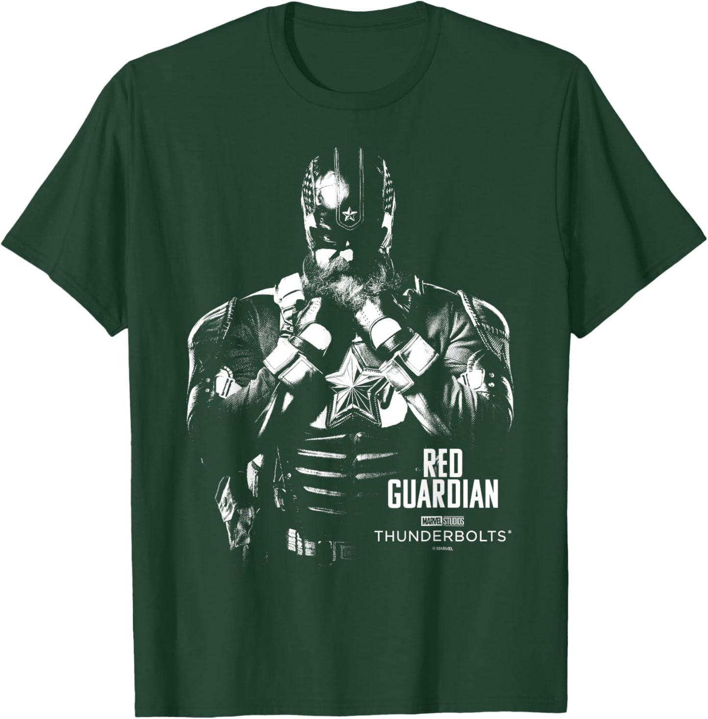 Marvel's Thunderbolts - Red Guardian Silhouette T-Shirt - T-Shirt | Forest