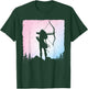 Cute Archery Design Women Kids Archer Archery Lovers T-Shirt - T-Shirt | Forest
