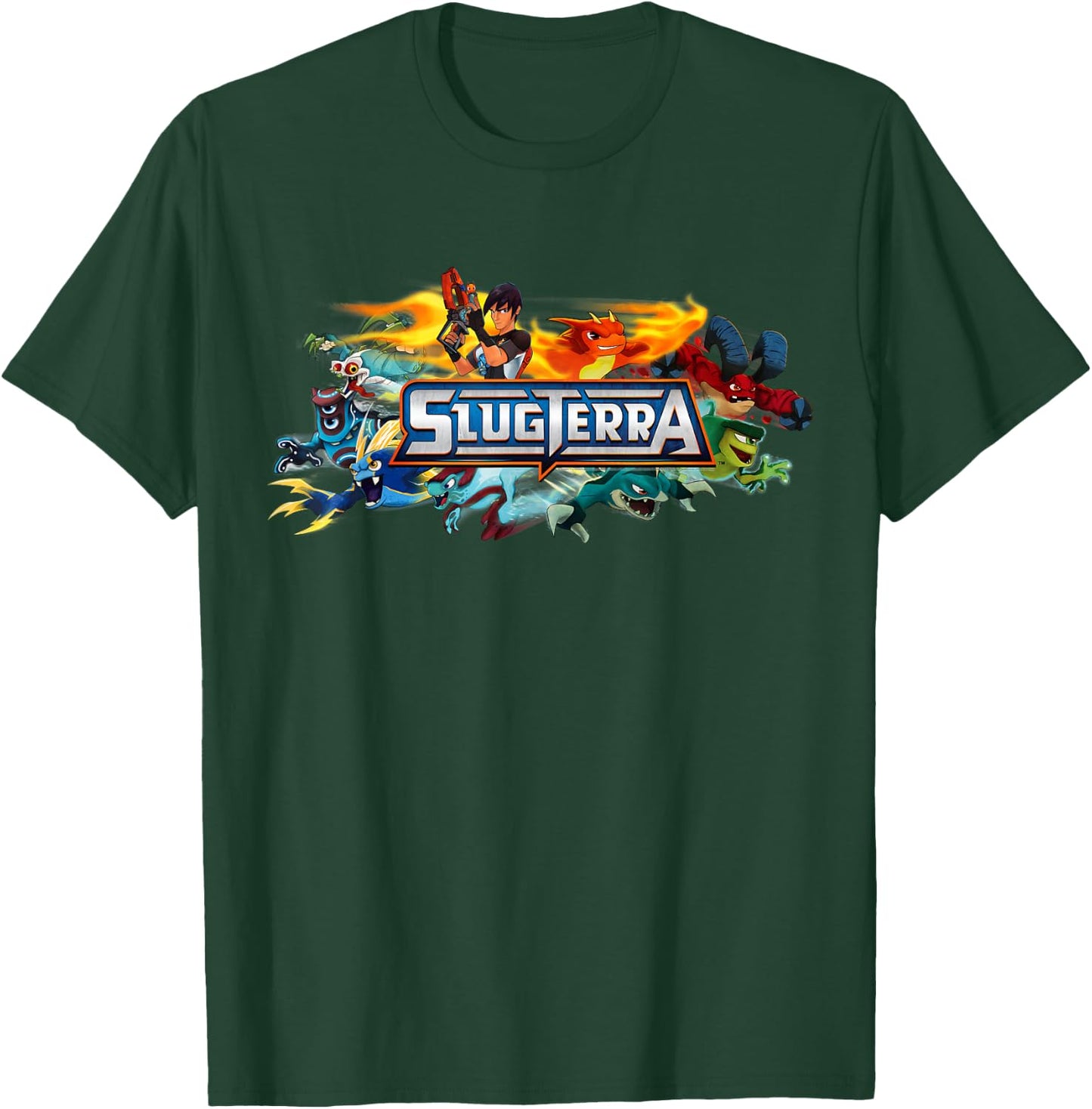 Slugterra - Eli Duel Team T-Shirt - T-Shirt | Forest