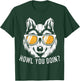 Funny Wolf Design Howl You Doin Wolves T-Shirt - T-Shirt | Forest
