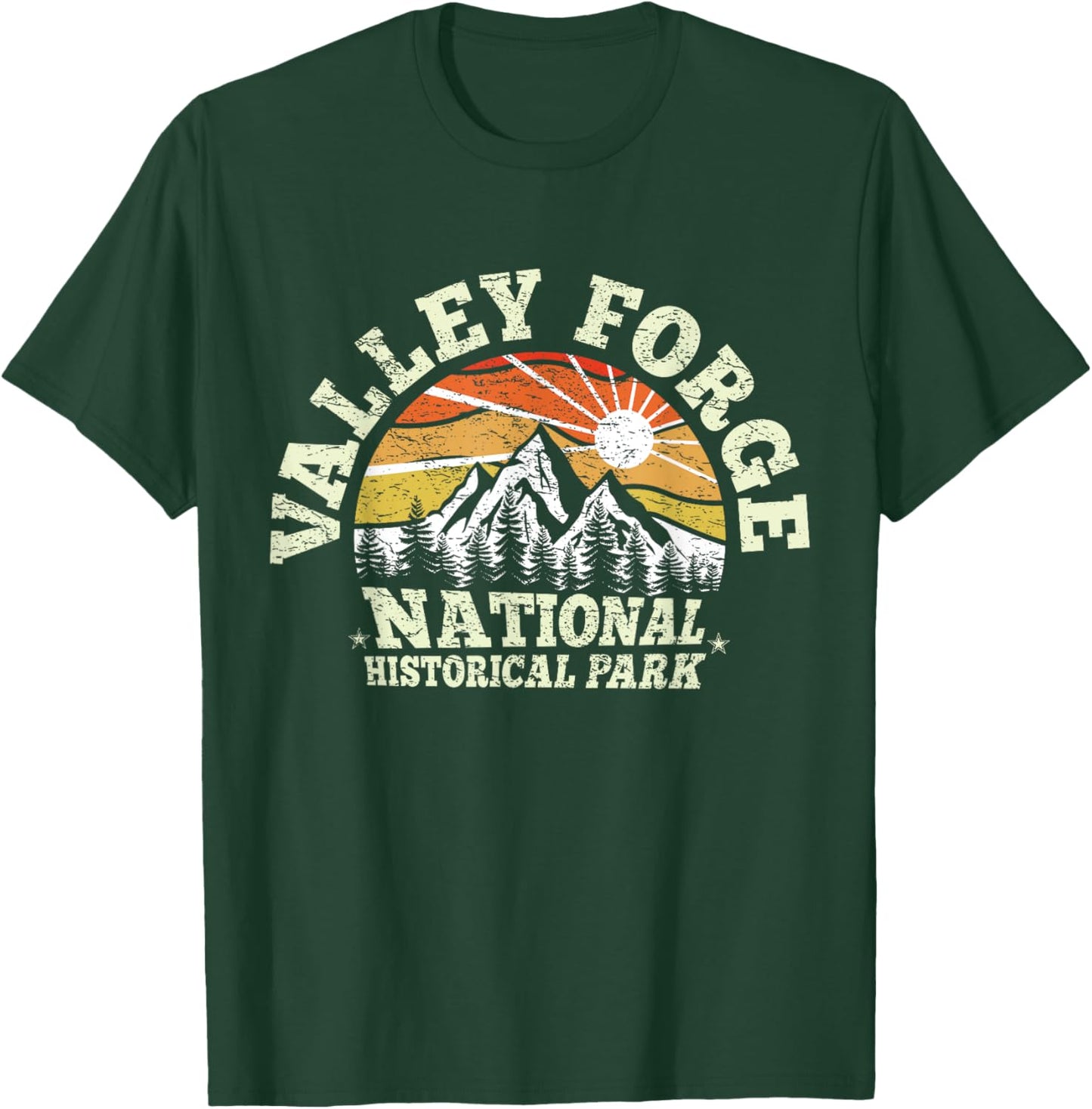 USA Pennsylvania 1893 Valley Forge National Historical Park T-Shirt - T-Shirt | Forest