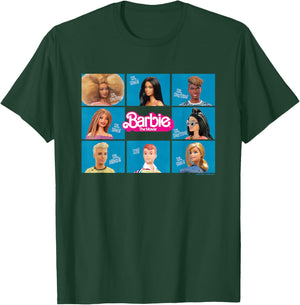 Barbie The Movie - Grid T-Shirt - T-Shirt | Forest