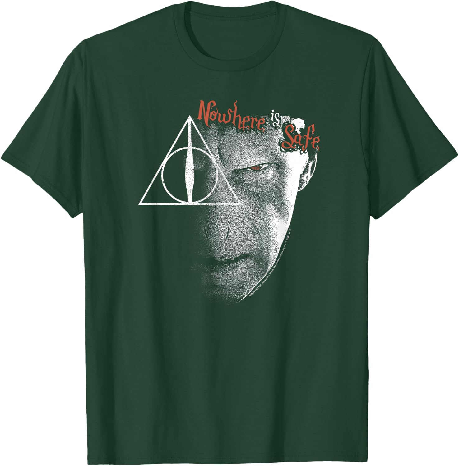 Harry Potter Voldemort Nowhere Is Safe T-Shirt - T-Shirt | Forest