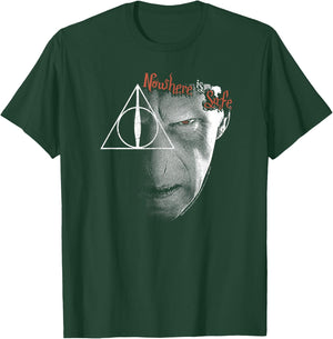 Harry Potter Voldemort Nowhere Is Safe T-Shirt - T-Shirt | Forest