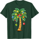 Christmas Palm Tree Hawaiian Xmas T-Shirt - T-Shirt | Forest