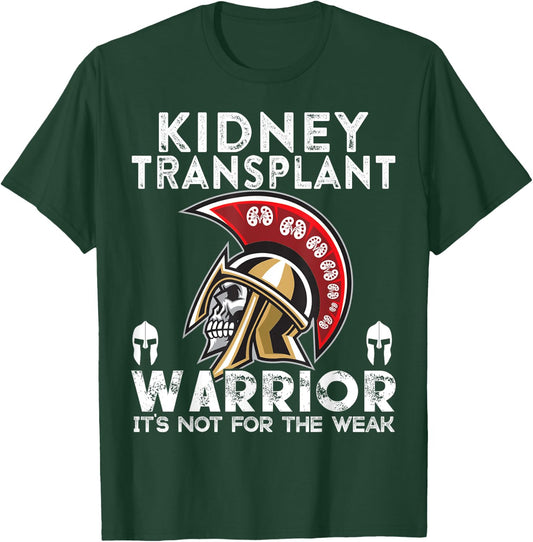 Kidney Transplant T shirts Warrior Awareness Gift T-Shirt - T-Shirt | Forest