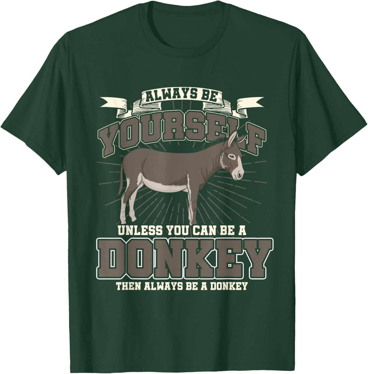 Funny Gift Farmers Farm Animals Donkey T-Shirt - T-Shirt | Forest