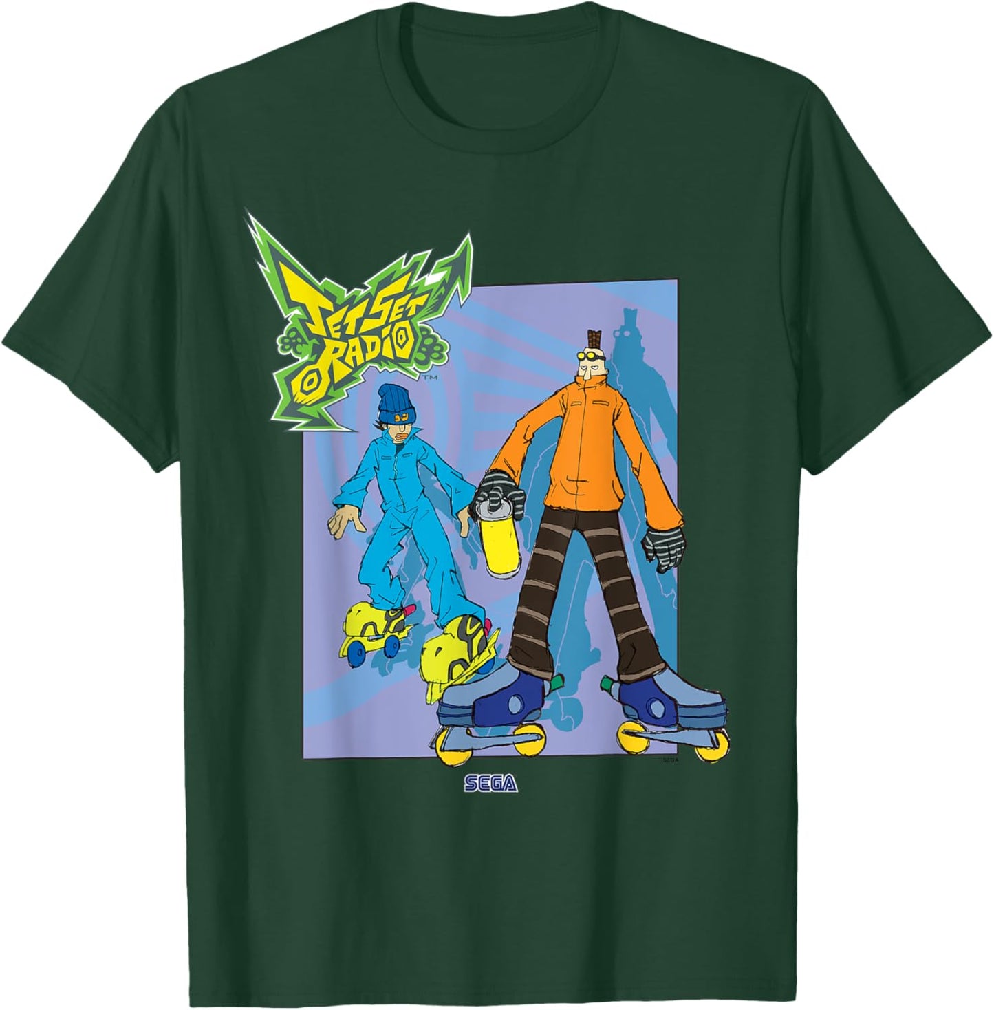 Jet Set Radio duo Corn, Soda SEGA Dreamcast video game T-Shirt - T-Shirt | Forest