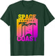 Space Coast Beach Florida, Cool Retro 80s Simple Graphic Women T-Shirt - T-Shirt | Forest