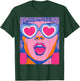 Pop Art Women's Tops Fashion Graphic Pink T-Shirt - T-Shirt | Forest