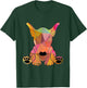 English Bull Terrier Dog with Geometric Pattern T-Shirt - T-Shirt | Forest