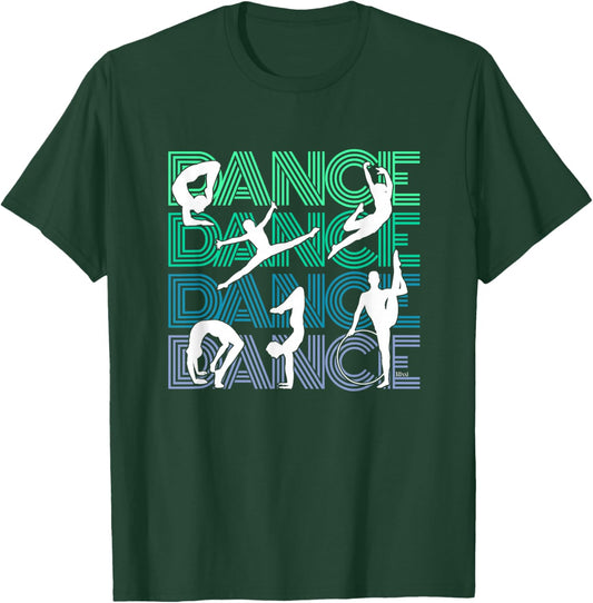 Dancing Boys Male Dancer Challenge Dance Teacher T-Shirt - T-Shirt | Forest