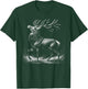 Deer in Proud Pose - Realistic Drawing Style T-Shirt - T-Shirt | Forest