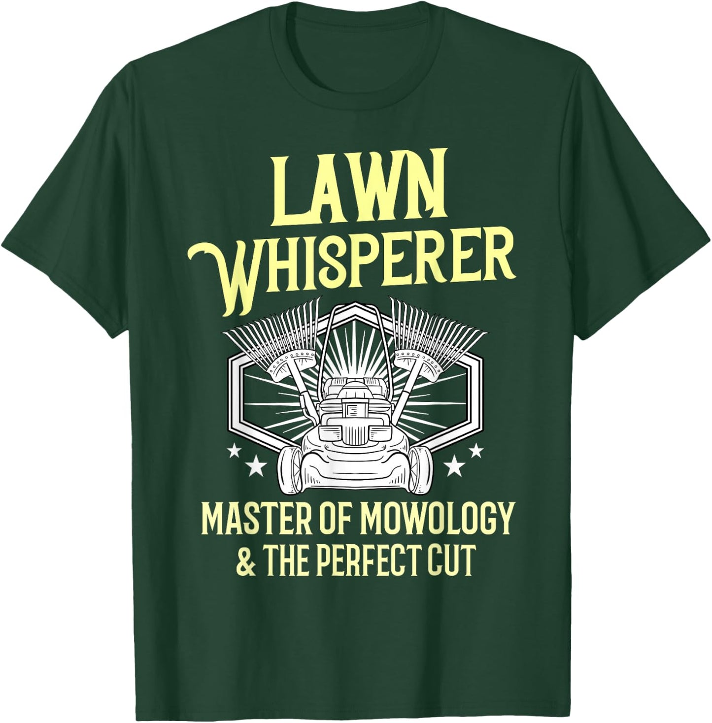 Funny Lawn Care Gift Landscaper Mowing T-Shirt - T-Shirt | Forest