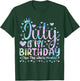 Tie dye July Is My Birthday Yes The Whole Month Funny Girl T-Shirt - T-Shirt | Forest