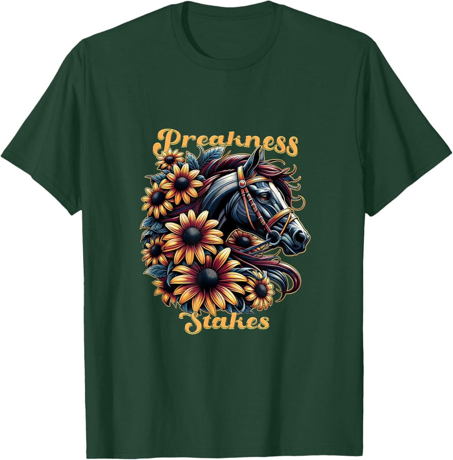 Preakness Stakes Horse Racing Outfit Women's Design T-Shirt - T-Shirt | Forest