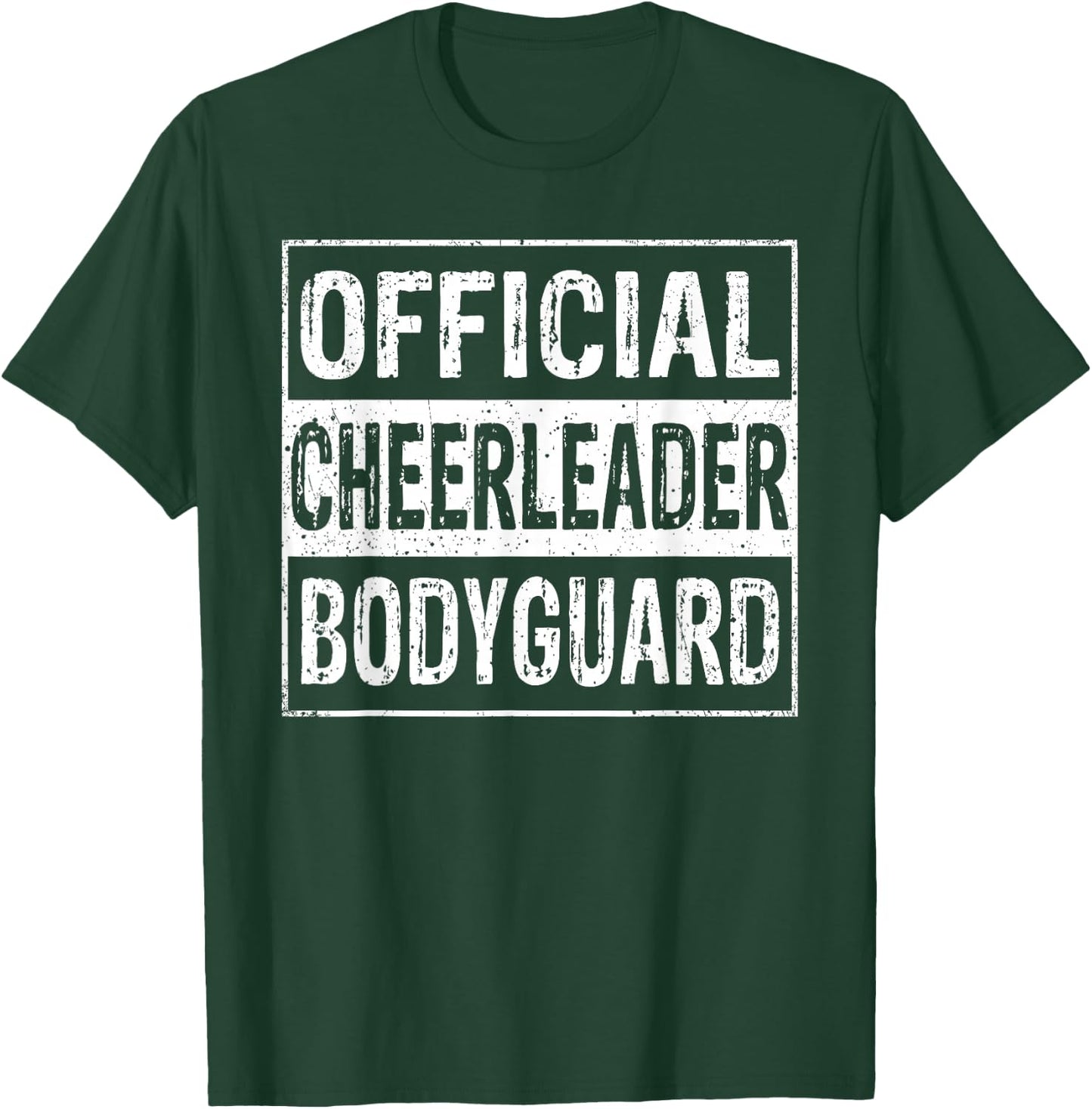 Official Cheerleader Bodyguard Cheerleading MM T-Shirt - T-Shirt | Forest